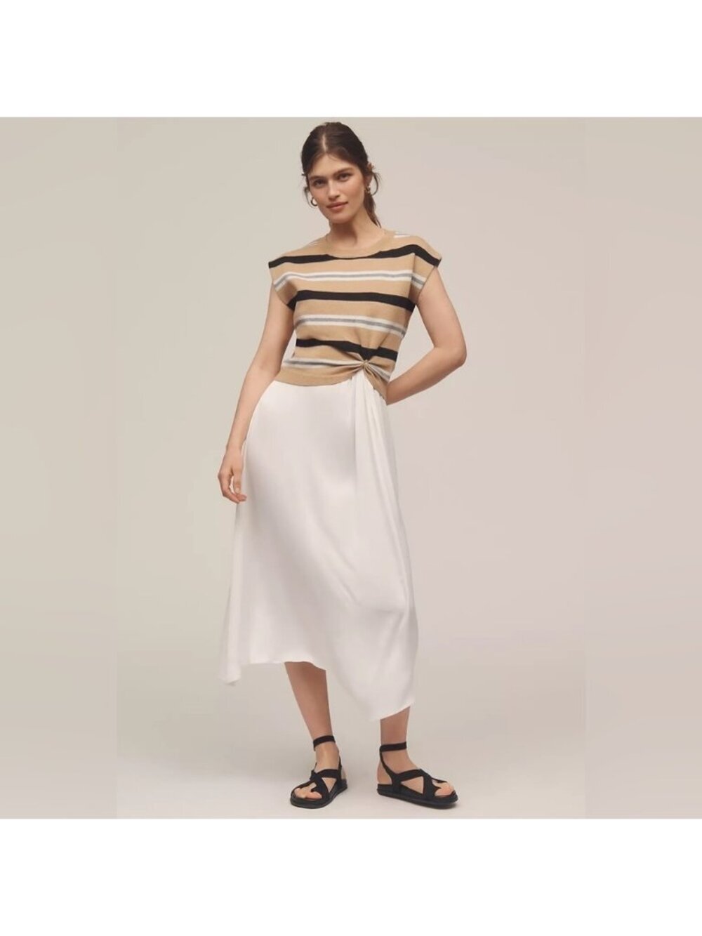 NWT Anthropologie XS The Gemini Cap-Sleeve‎ Sweater + Tank Dress Set